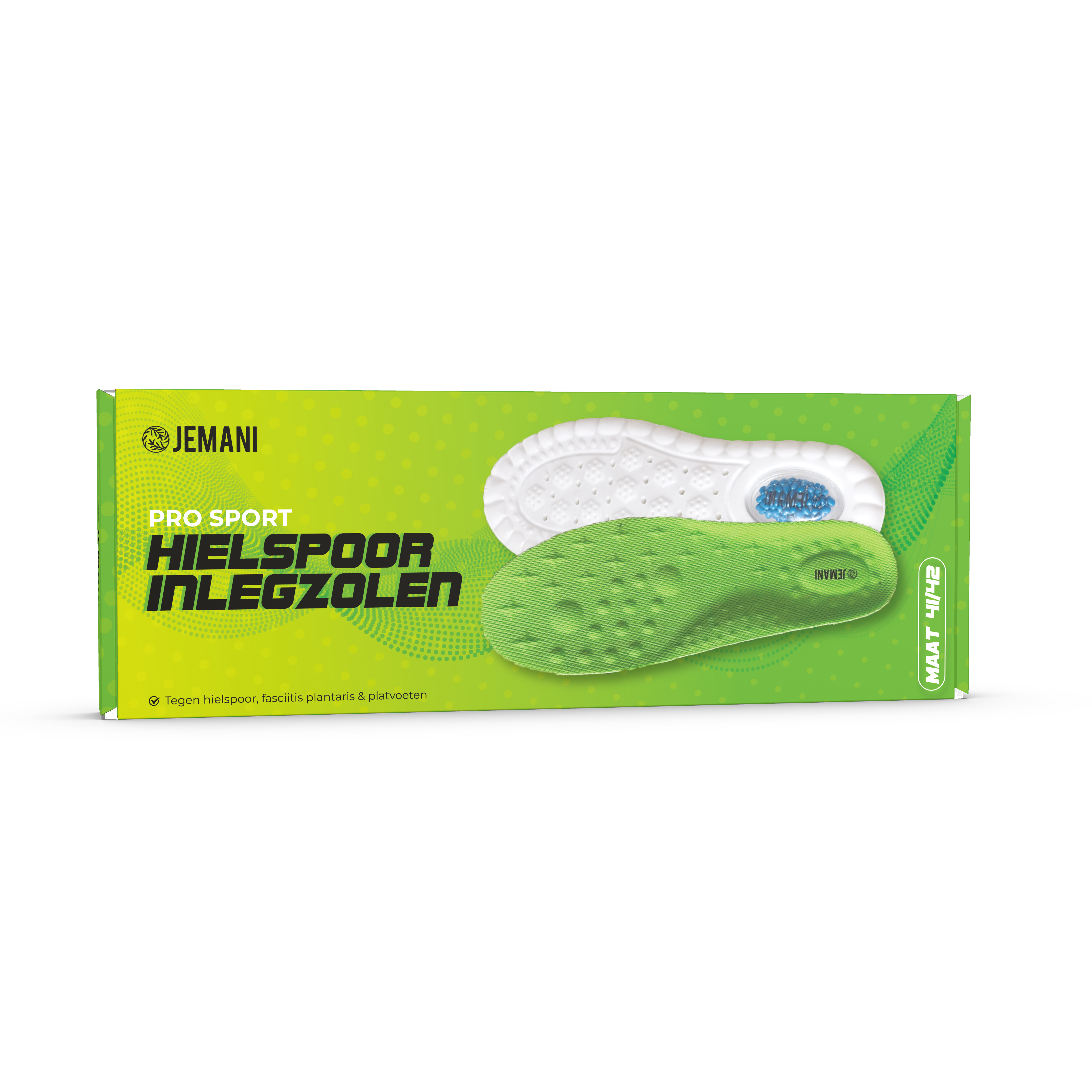 Jemani Pro Sport Hielspoor Inlegzolen - Medische zooltjes